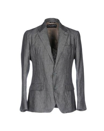 Dolce & Gabbana Blazer In Grey