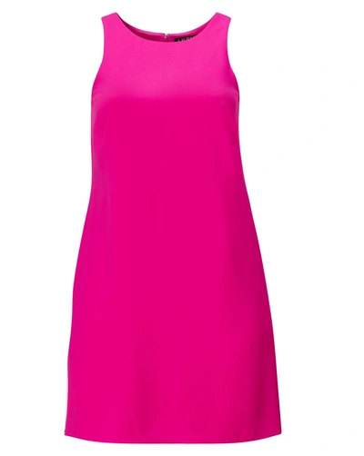 Ralph Lauren Lauren Woman Crepe A-line Dress In Atlas Pink
