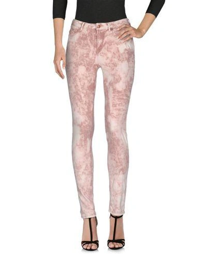 Maison Scotch Denim Pants In Pink