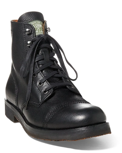 Ralph Lauren Polo  Enville Leather Cap-toe Boot