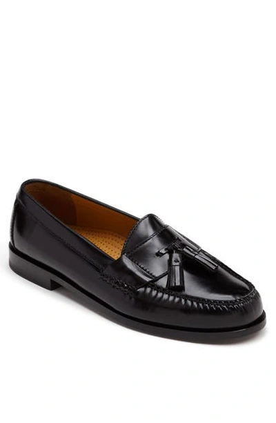Cole Haan Men's Pinch Tassel Moc-toe Loafers - Extended Widths Available Men's Shoes In Black