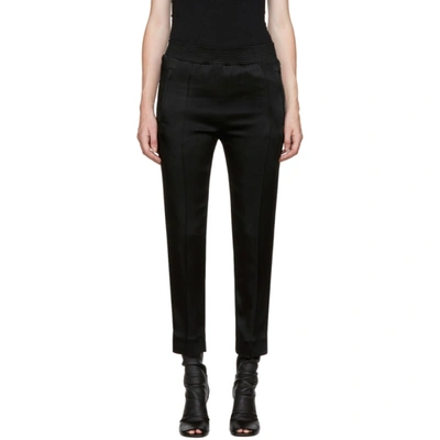 Haider Ackermann Black Elastic Waistband Lounge Trousers