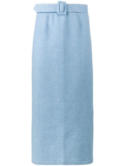 Jour/né Long Belted Knit Maxi Skirt