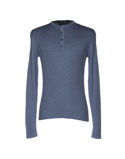 Dolce & Gabbana Sweater In Slate Blue
