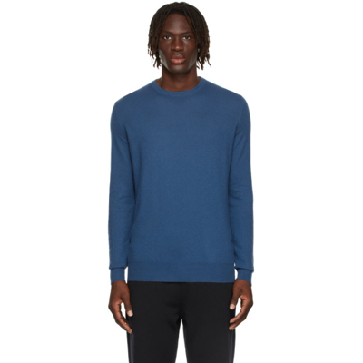 Loro Piana Cashmere And Silk-blend Sweater In Blue