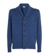 John Smedley Mens Ullswater Cullen Shawl-collar Wool And Recycled-cashmere Blend Cardigan L
