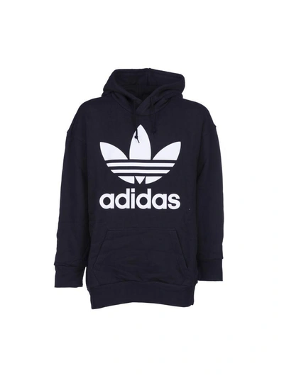 Adidas Originals Logo Hoodie In Black