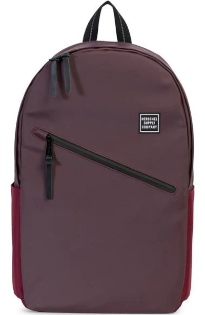 Herschel Supply Co Parker Studio Collection Backpack - Red In Windsor Wine