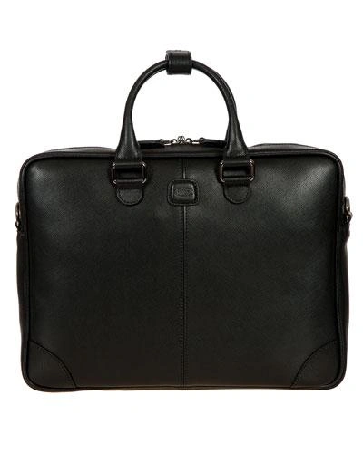 Bric's Varese Small Business Briefcase In Black