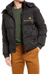 Bel-air Athletics Academy Puffer Coat In Black