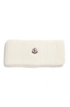 Moncler Knit Wool & Alpaca Blend Headband - Ivory
