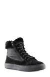 Cougar Dubliner Faux Fur Trim Waterproof Bootie In Black