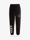 Pharmacy Industry Woman Black Slim Fit Joggers With Contrast Prints