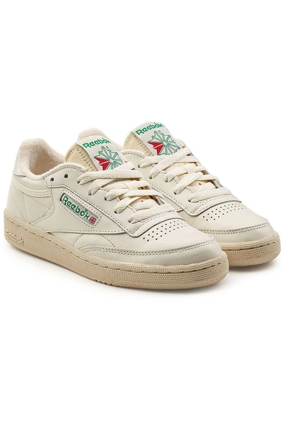 Reebok Club C 85 Vintage Leather Sneakers In White | ModeSens