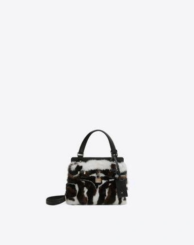Valentino Garavani Joylock Small Handbag In Black