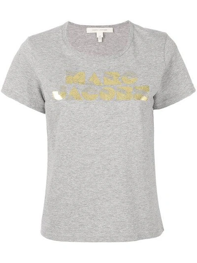 Marc Jacobs Logo Foil Print T-shirt