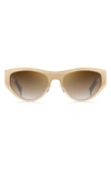 Givenchy 57mm Cat Eye Sunglasses In Gold
