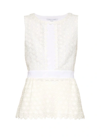 Diane Von Furstenberg Tavita Top In White