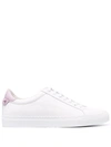 Givenchy Urban Street Leather Low-top Sneakers In White