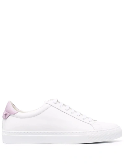 Givenchy Urban Street Leather Low-top Sneakers In White