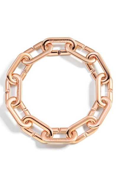 Vhernier Mon Jeu 18k Rose Gold Chain Bracelet