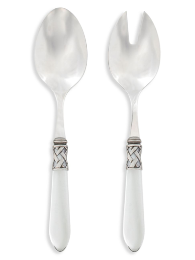 Vietri Aladdin Antique Aqua 2-piece Salad Server Set