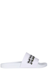 Missoni Logo-detailed Rubber Slides In White