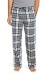 L.l.bean Scotch Plaid Flannel Pajama Pants In Indigo Tartan