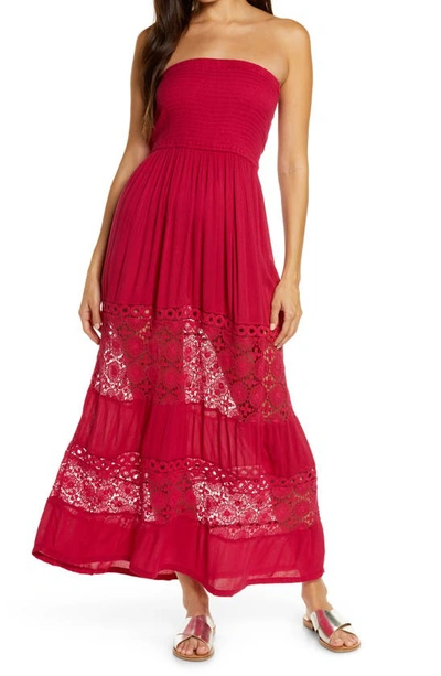 chelsea28 red dress Chelsea28 Red Womens Size L or XL Velour Fit & Flare Off Shoulder Dress  CHOICE