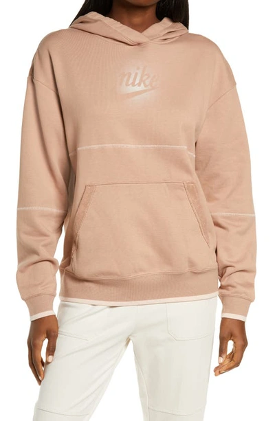 Nike Fleece Hoodie In Desert Dust/ Particle Beige ModeSens