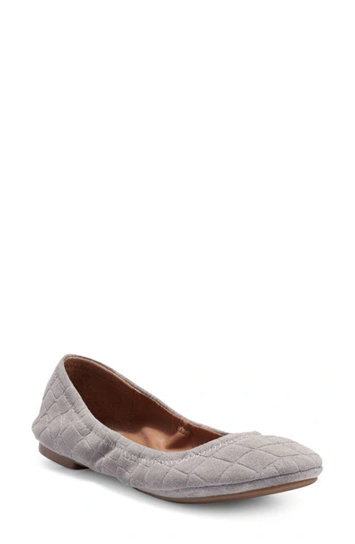 Lucky Brand 'emmie' Flat In Steeple Grey