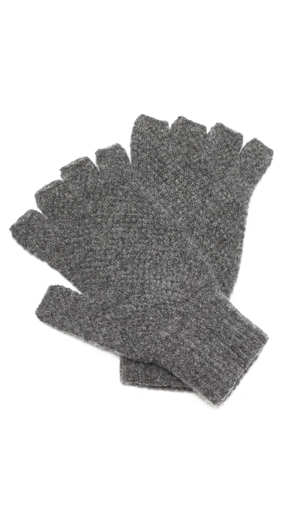 Howlin' Herbie Fingerless Gloves In Grey