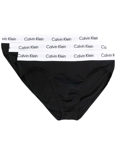 Calvin Klein Underwear Logo Band Briefs In Black