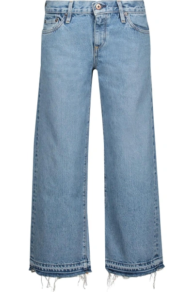 Simon Miller Kara Mid-rise Cropped Wide-leg Jeans
