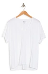 Madewell Whisper V-neck T-shirt In Eyelet White