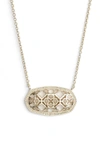 Kendra Scott 'dollie' Pendant Necklace In Gold Metal