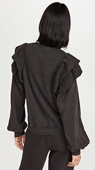 Pistola Denim Dylan Ruffle Sweatshirt