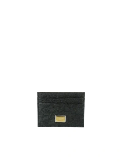 Dolce & Gabbana Credit Card Holder In Black
