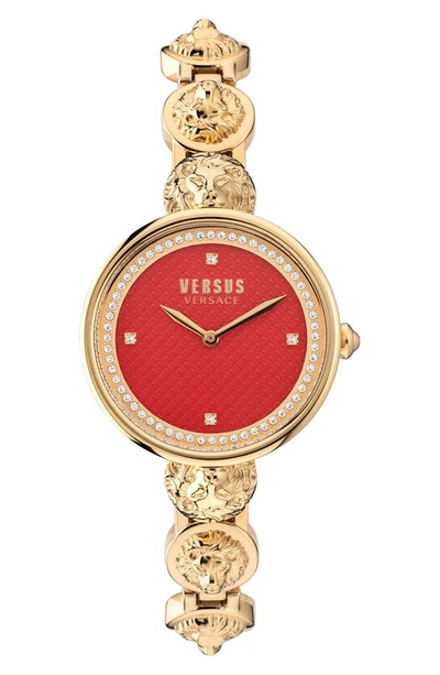 Versus South Bay Watch, 34mm In Red/gold