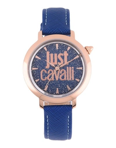 Just Cavalli Wrist Watch In Blue