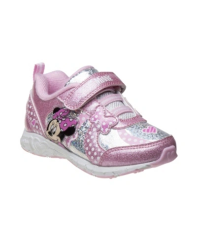 Disney Kids' Toddler Girls Minnie Mouse Sneakers In Pink