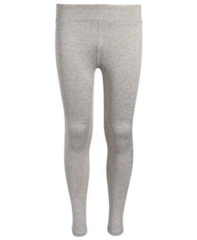 Ideology Kids' Big Girl Core Stretch Leggings, Created For Macy's In Heather Gray