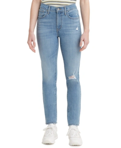 Levi's Women's 724 Straight-leg Jeans In Short Length In Slate Reveal