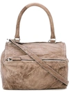 Givenchy Small Pandora Tote - Brown In Grey