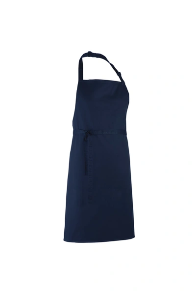 Premier Colours Bib Apron/workwear (pack Of 2) (navy) (one Size) In Blue
