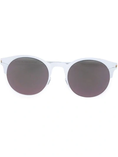 Mykita The Webster X The Ritz 'seraphina' Sunglasses In White