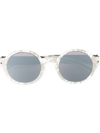 Mykita X Maison Margiela ' Transfer' Sunglasses In Metallic
