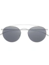 Mykita X Maison Margiela Round Frame Sunglasses In Grey