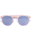 Mykita Round Frame Sunglasses In Metallic