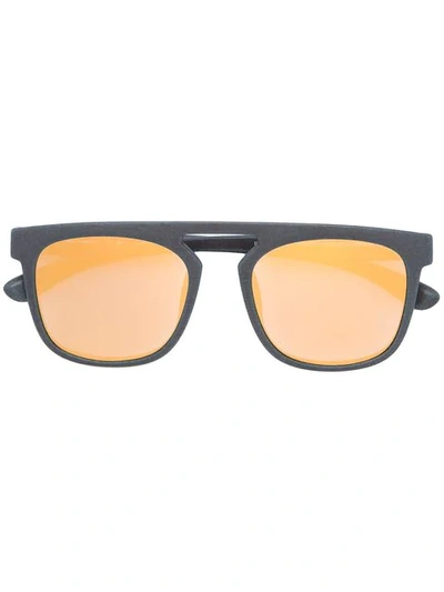 Mykita Gold Square-frame Sunglasses In Grey